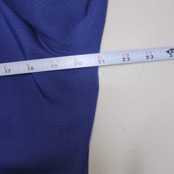 Twillory Performance Shirt Mens Size 16 Button Up Trim Fit Long Sleeve Blue Read - Picture 12 of 14